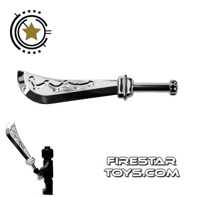 BrickTW - Broadsword With Seven Stars - Silver Plated CHROME SILVER