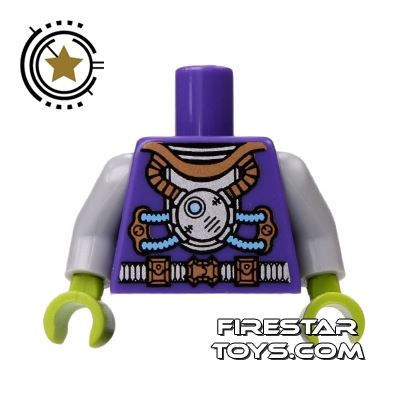 LEGO Mini Figure Torso - Purple With Space Armour