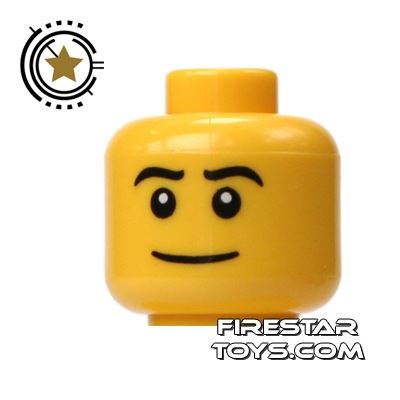 LEGO Mini Figure Heads - Smiling Face