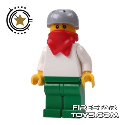 LEGO City Mini Figure - Helmet And Scarf 