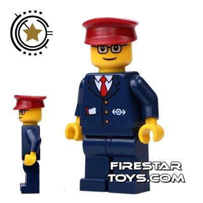 LEGO City Mini Figure - Train Engineer 