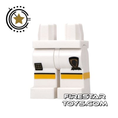LEGO Mini Figure Legs - Football Kit WHITE