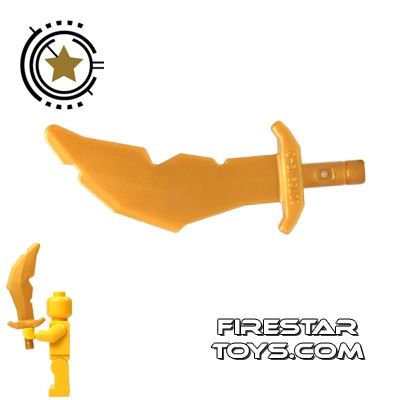 LEGO - Scimitar Sword - Pearl Gold PEARL GOLD