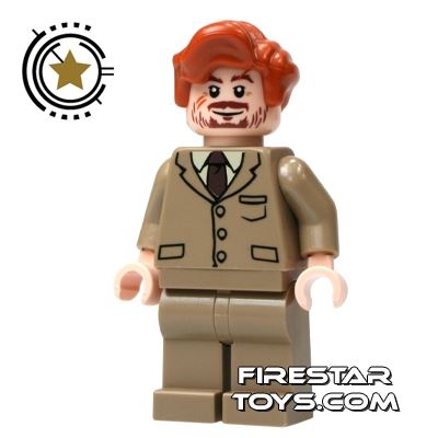 LEGO Harry Potter Mini Figure -  Professor Lupin - Dark Tan Suit 