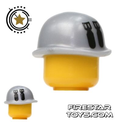 BrickForge - Soldier Helmet - Truesilver - Bombsquad