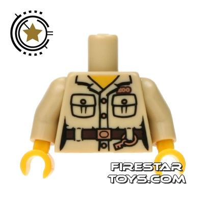 LEGO Mini Figure Torso - Safari Shirt