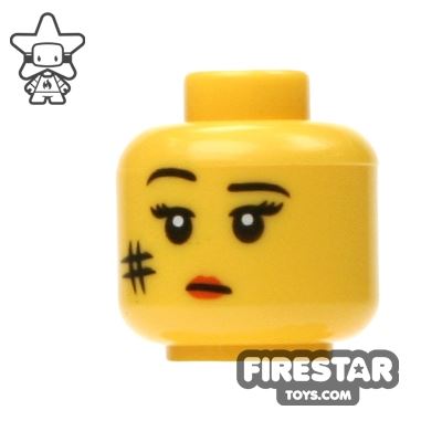 LEGO Mini Figure Heads - Smudge on Cheek