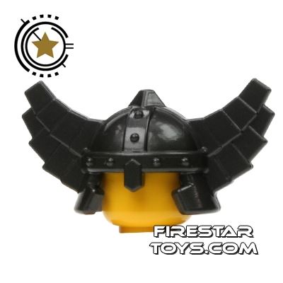 LEGO - Viking Helmet  - Pearl Dark Gray PEARL DARK GRAY