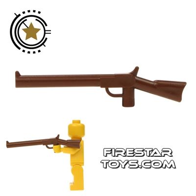 LEGO Gun - Rifle - Reddish Brown REDDISH BROWN