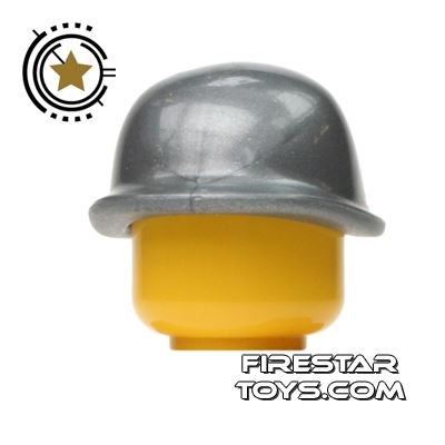 BrickForge - Soldier Helmet - Silver FLAT SILVER