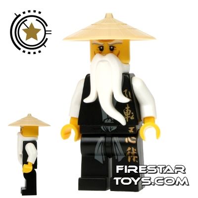 LEGO Ninjago Mini Figure - Sensei Wu - Black Outfit 
