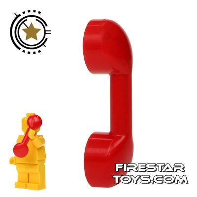 LEGO - Telephone Handset - Red RED