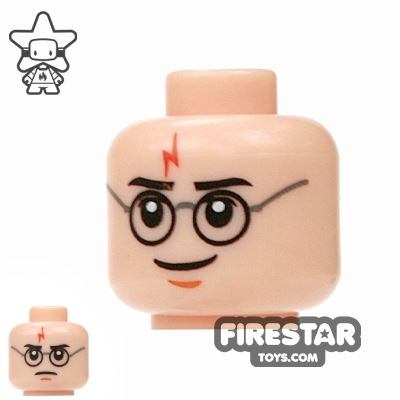 LEGO Mini Figure Heads - Harry Potter - Frown / Smile