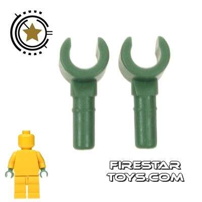 LEGO Mini Figure Hands - Pair - Sand Green