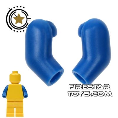 LEGO Mini Figure Arms - Pair - Blue