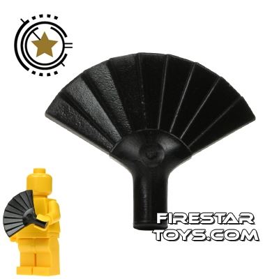 LEGO Minifigure Accessory Hand Fan BLACK