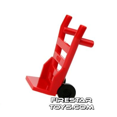 LEGO Minifigure Accessory Hand Truck RED