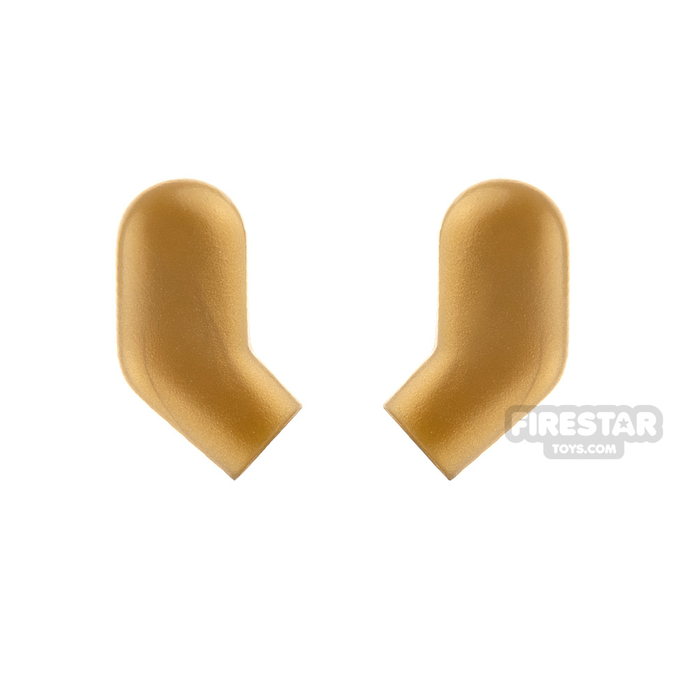 LEGO Mini Figure Arms - Pair - Pearl Gold PEARL GOLD