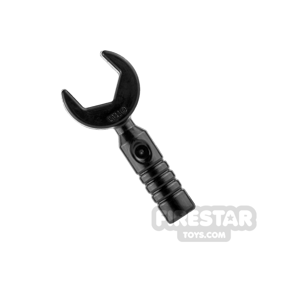 LEGO - Open End Wrench - 3-Rib Handle - Black