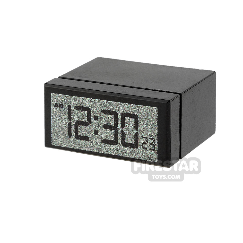 Custom Design - Alarm Clock - Black
