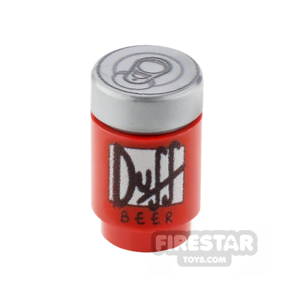 Custom Design - Homer Simpsons Duff Beer RED
