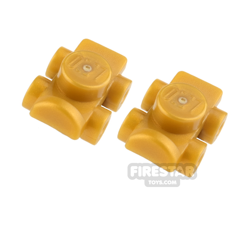 LEGO - Roller Skates - Pearl Gold