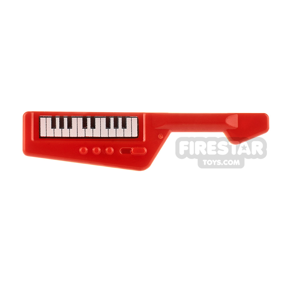 LEGO Minifigure Accessory Keytar RED