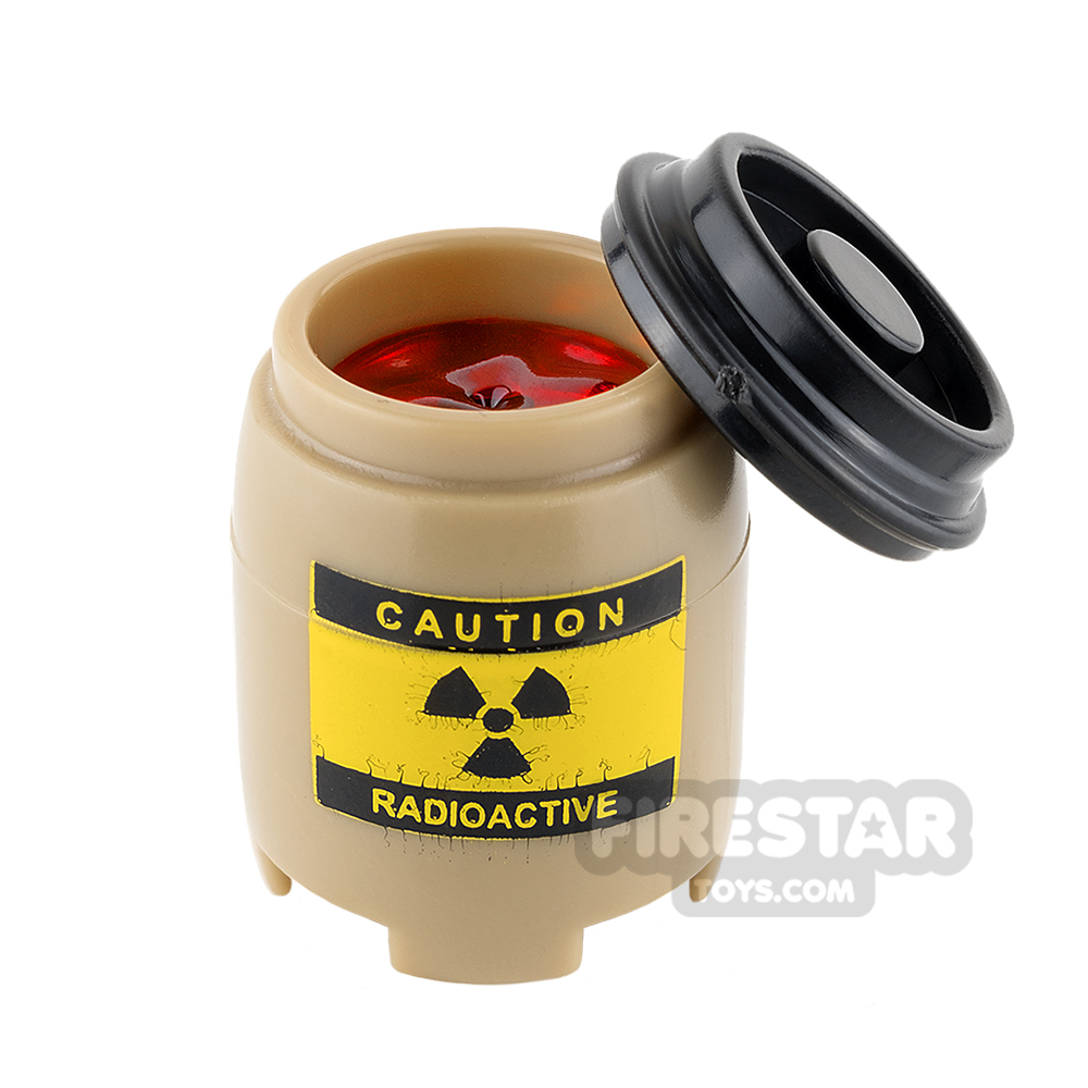 SI-DAN BI120 Plastic Drum Radioactive Red Liquid
