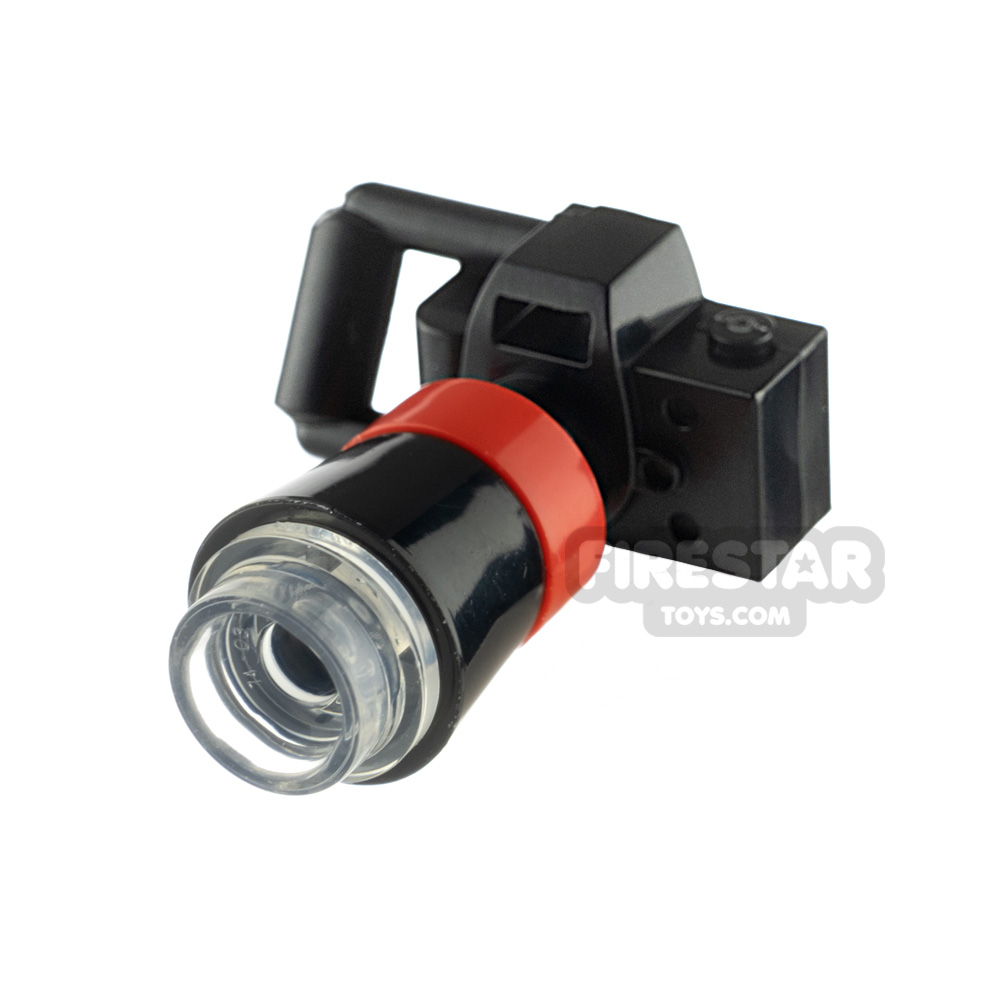 LEGO Minifigure Accessory Camera with Telescope Lens BLACK