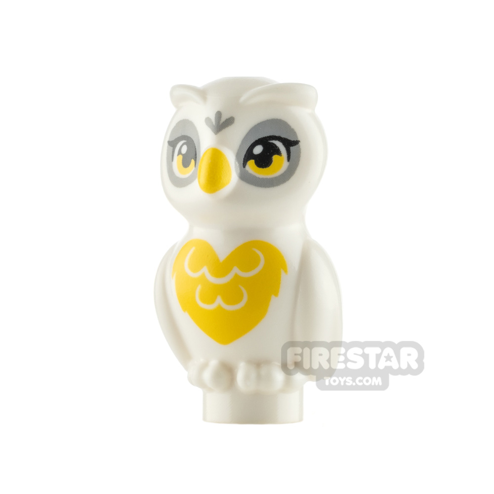 LEGO Animals Minifigure Owl Baby Yellow Chest WHITE