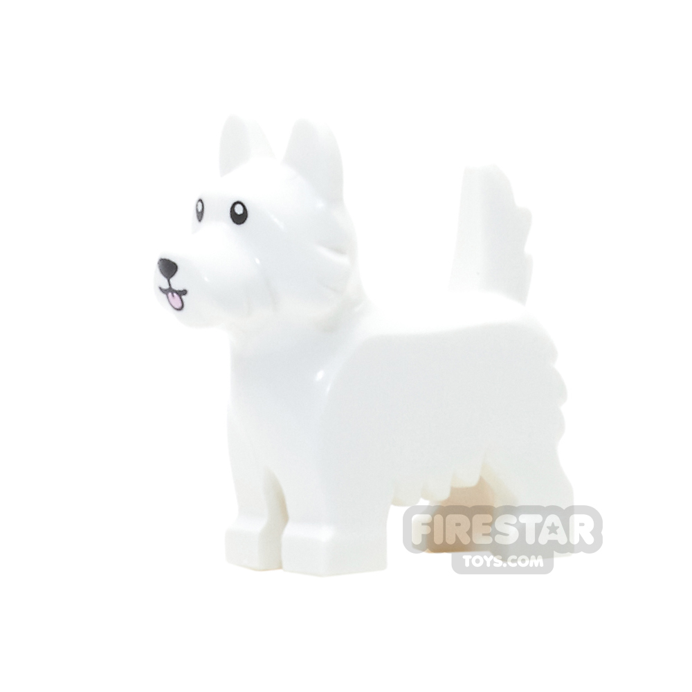 LEGO Animals Mini Figure - Terrier Dog - White WHITE