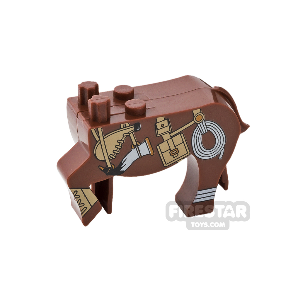 BrickForge Animals Mini Figure - Centaur Scout - Reddish Brown