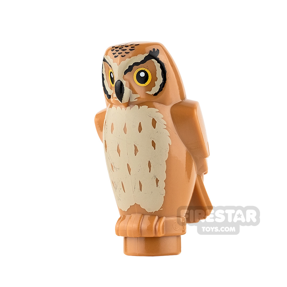 LEGO Animals Mini Figure - Owl - Medium Dark Flesh MEDIUM DARK FLESH