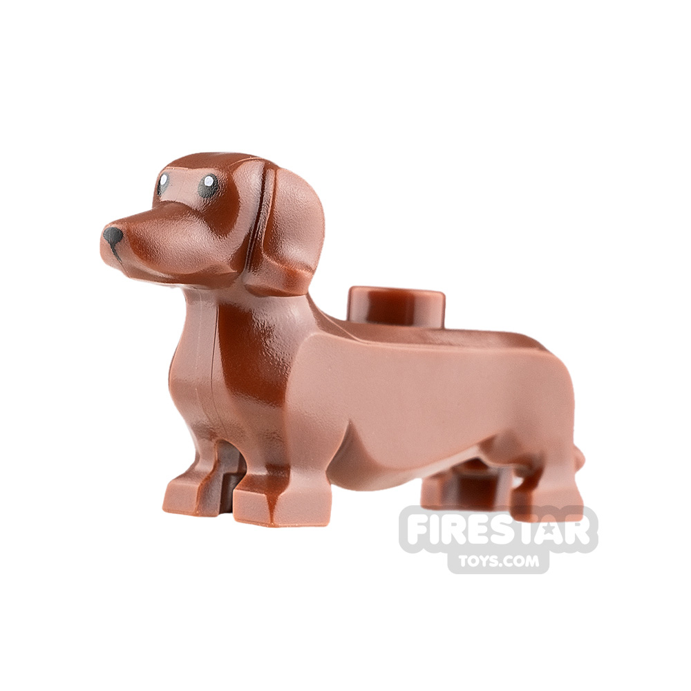 LEGO Animals Minifigure Sausage Dog REDDISH BROWN