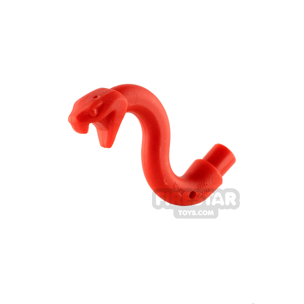 LEGO Animals Minifigure Snake Head RED