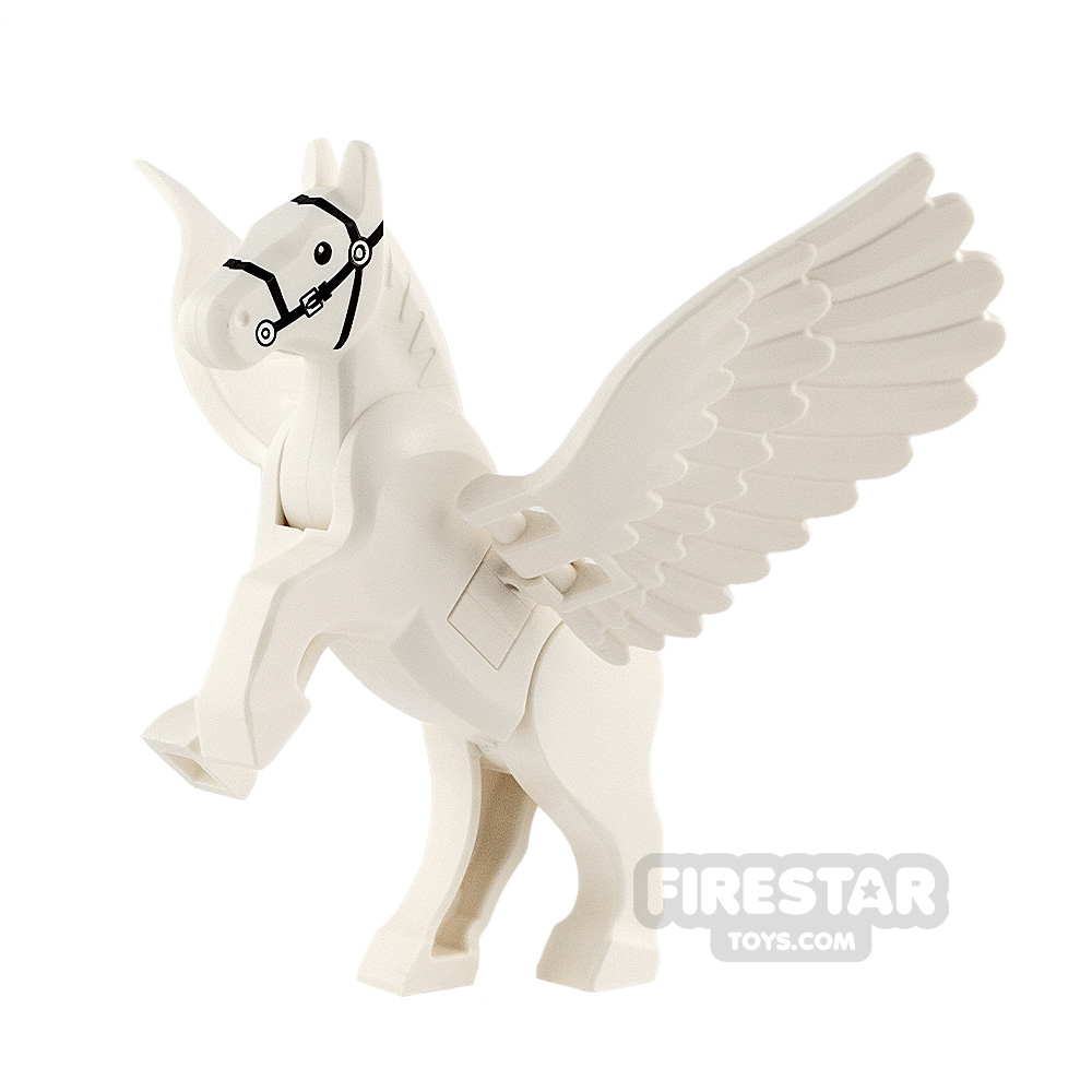 LEGO Animals Winged Pegasus with Single Bridle Buckle WHITE