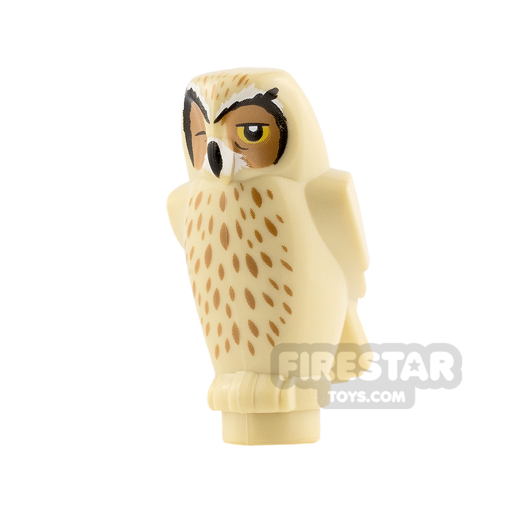 LEGO Animals Minifigure Owl with One Eye Closed 