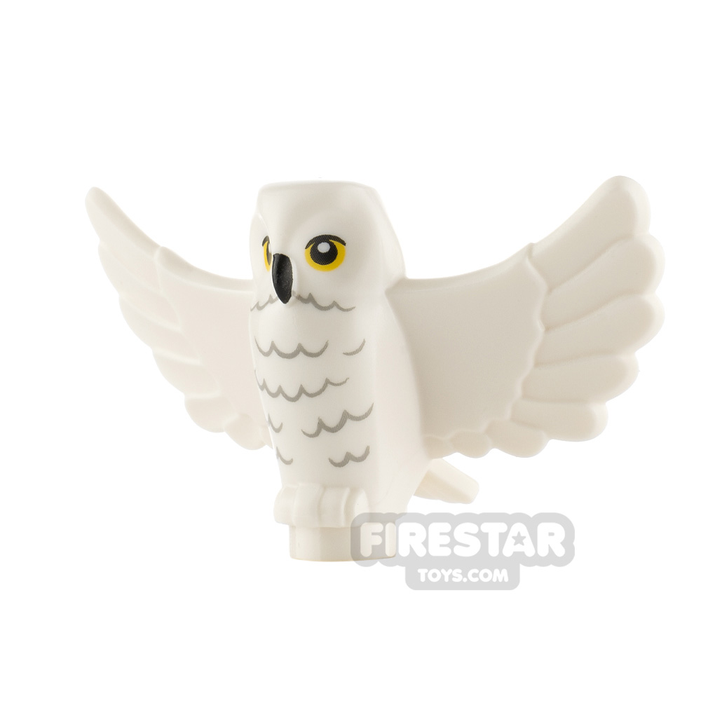 LEGO Animals Minifigure Owl with Spread Wings WHITE