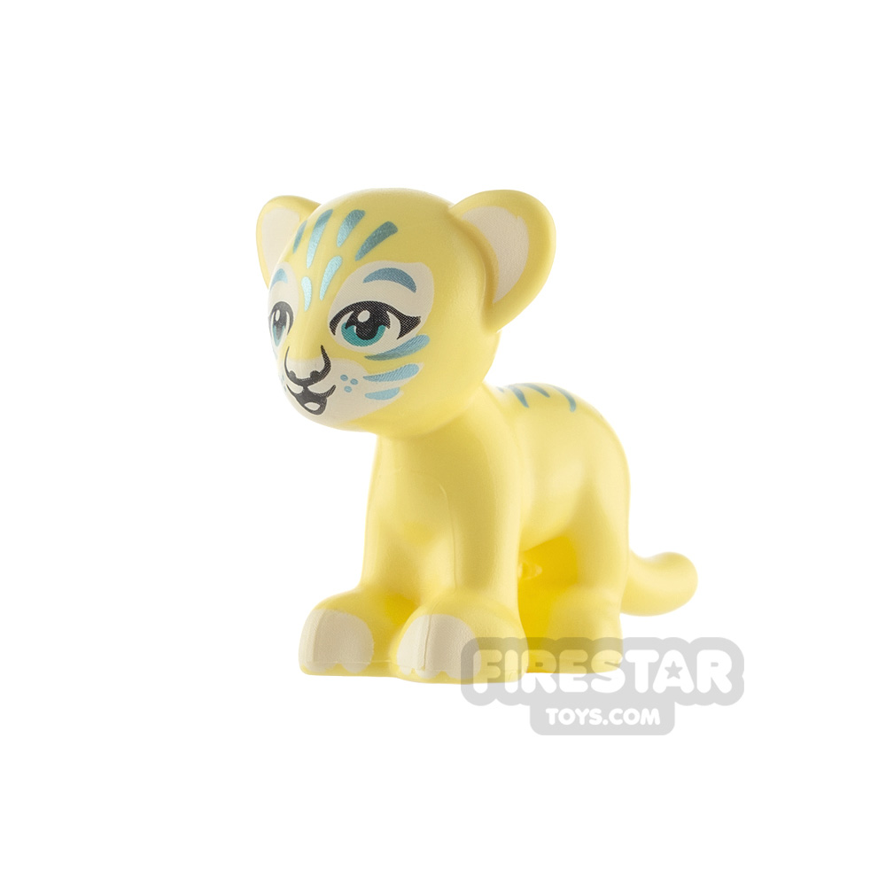 LEGO Animals Minifigure Tiger Cub BRIGHT LIGHT YELLOW