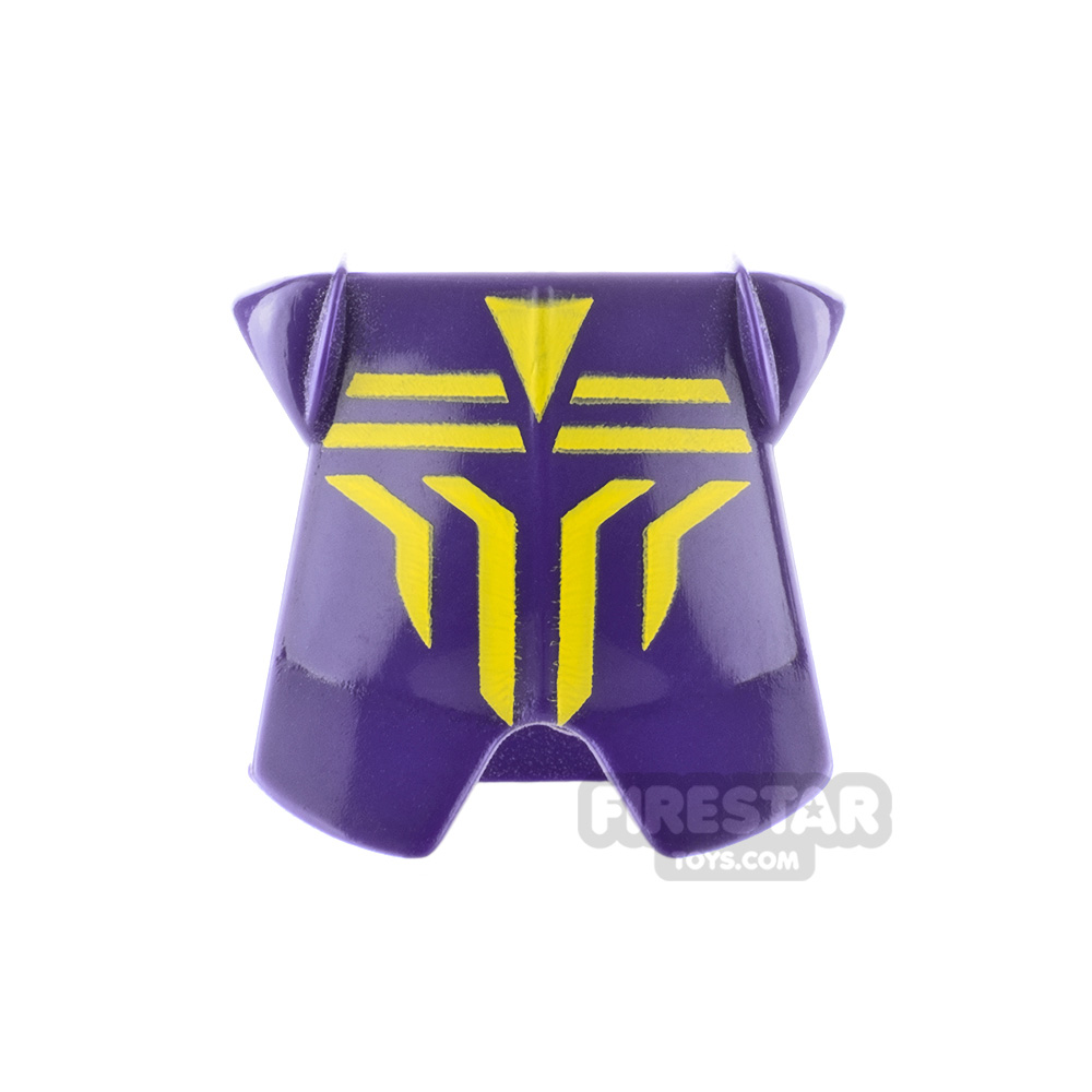 LEGO - Purple Armour With Gold Pattern DARK PURPLE