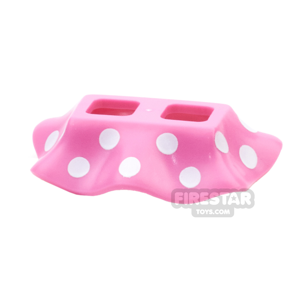 LEGO - Pink Skirt - With White Polka Dots DARK PINK