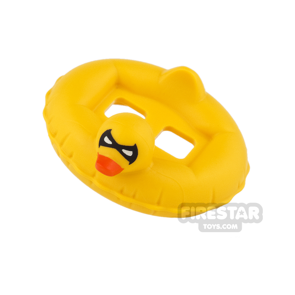 LEGO - Duck Rubber Ring with Batman Mask YELLOW