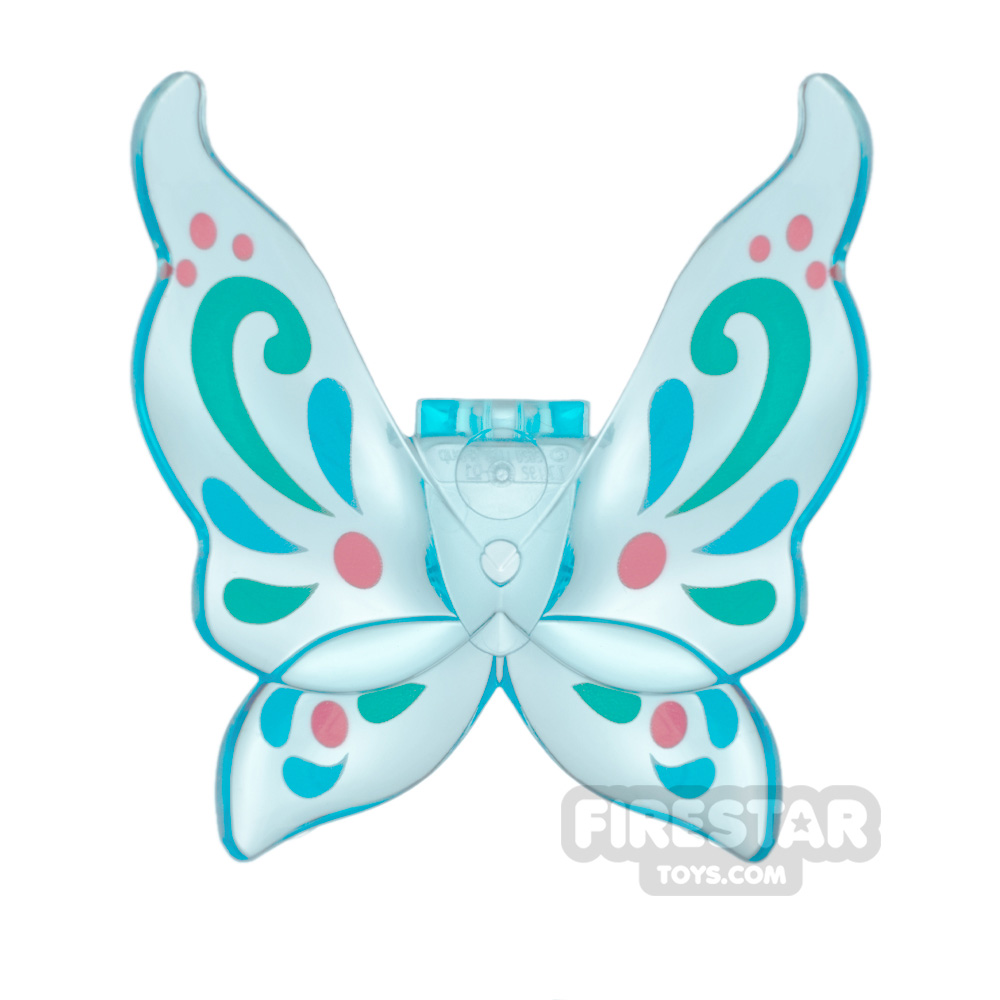 LEGO Butterfly Wings TRANS LIGHT BLUE