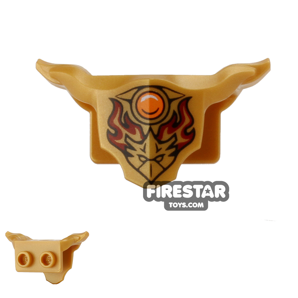 LEGO - Armour Breastplate - Eris Flame PEARL GOLD