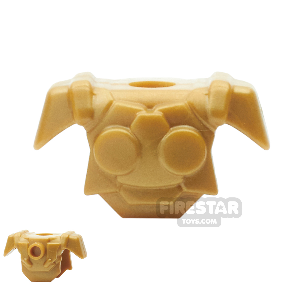 BrickWarriors - Resistance Trooper Armour - Pearl Gold PEARL GOLD
