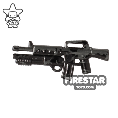Brickarms - M16-DBR - Gunmetal Tiger Camo GUNMETAL