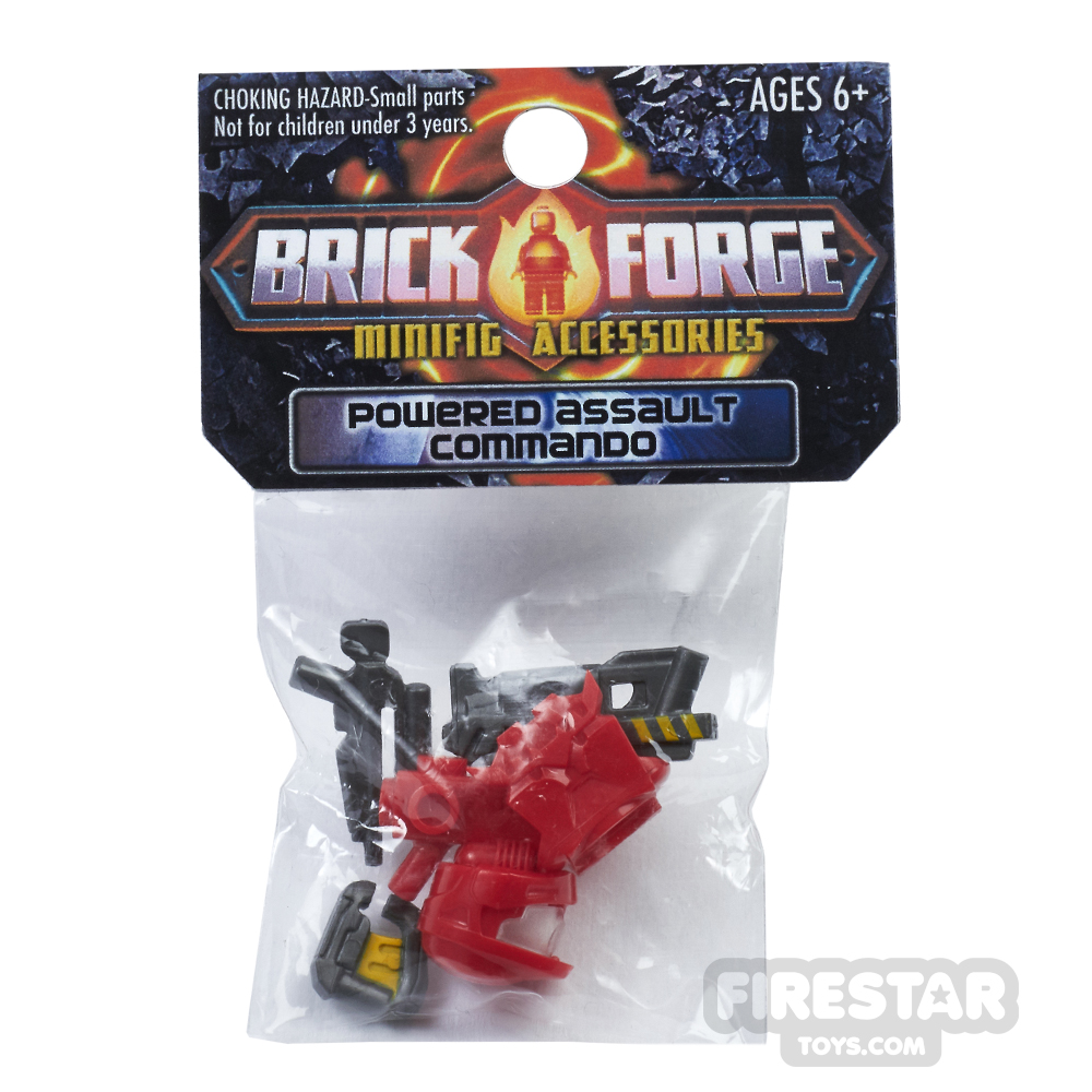 BrickForge Accessory Pack - Powered Assault Commando - Red 