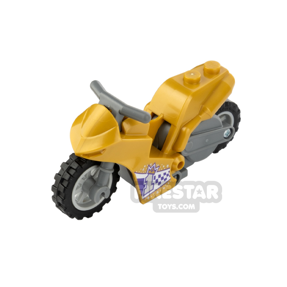 LEGO Stuntz Flywheel Motorcycle PEARL GOLD