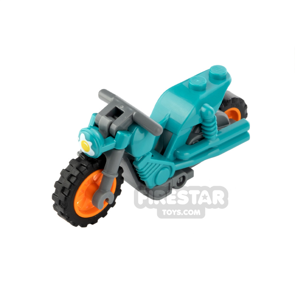 LEGO Stuntz Flywheel Motorcycle DARK TURQUOISE