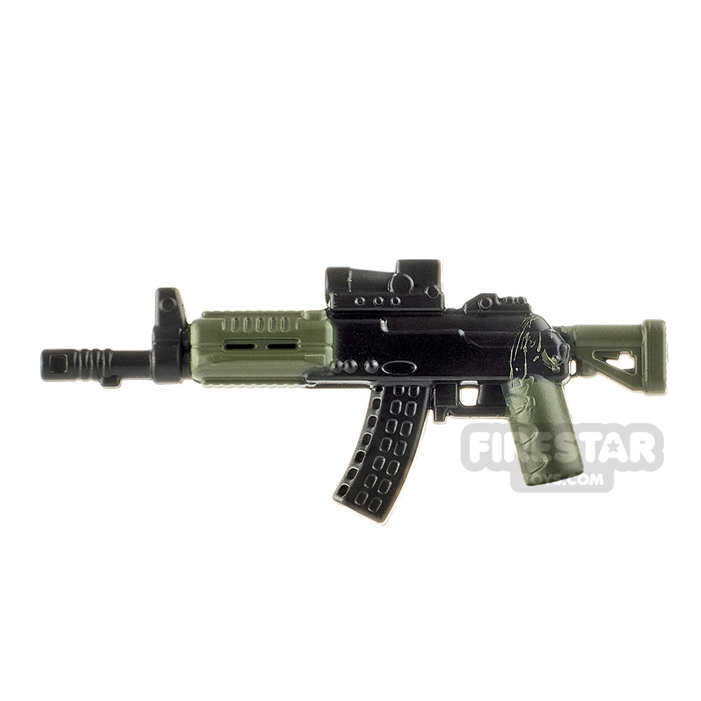 LeYiLeBrick AK-15 Black / Green BLACK